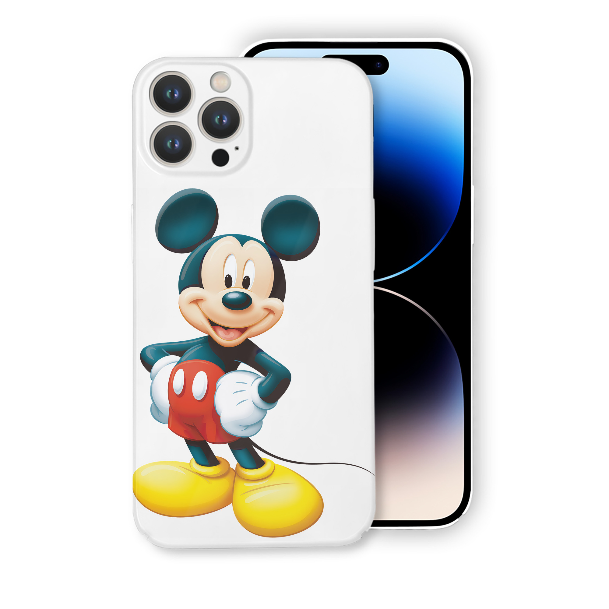 （画像用） ミッキーマウス Mickey Mouse 【iPhone 14シリーズ対応】ハードケース